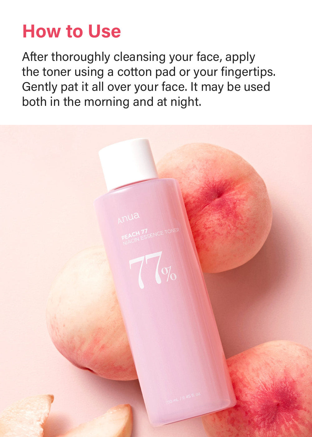 Anua Peach 77 Niacin Essence Toner 250ml – Shop Miss A
