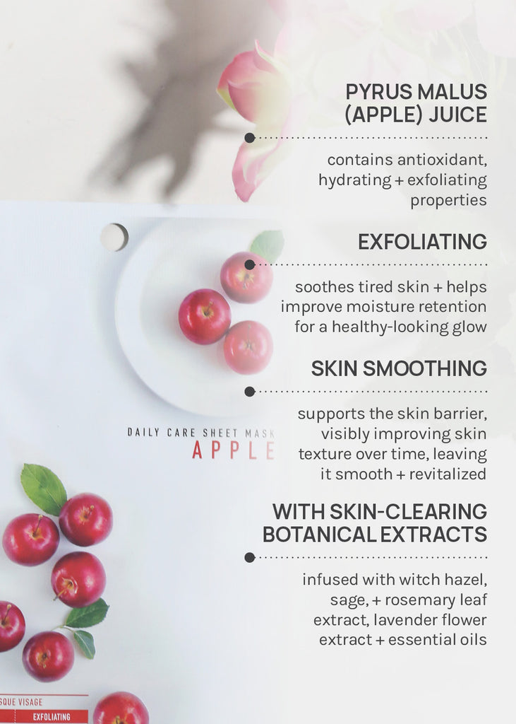AOA Skin Apple Daily Care Sheet Mask Skincare - Shop Miss A