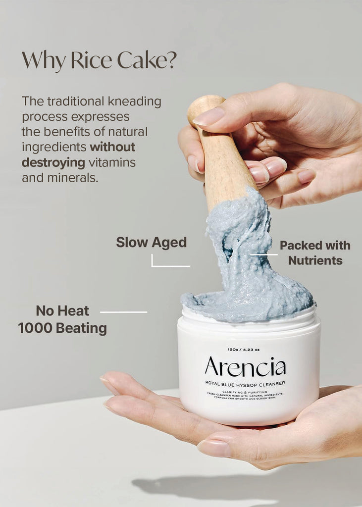 Arencia Fresh Blue Hyssop Rice Mochi Cleanser 120g Seoul Scandal - Shop Miss A