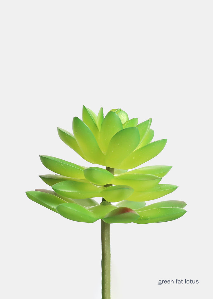 Official Key Items Artificial Succulents - Green Fat Lotus  LIFE - Shop Miss A