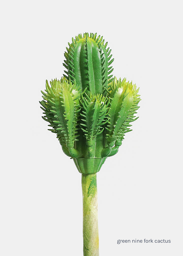 Official Key Items Artificial Succulents - Green Nine Fork Cactus  LIFE - Shop Miss A