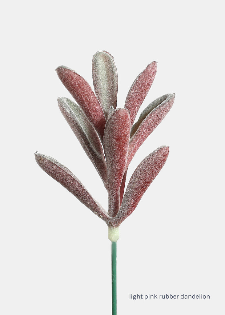 Official Key Items Artificial Succulents - Light Pink Rubber Dandelion  LIFE - Shop Miss A