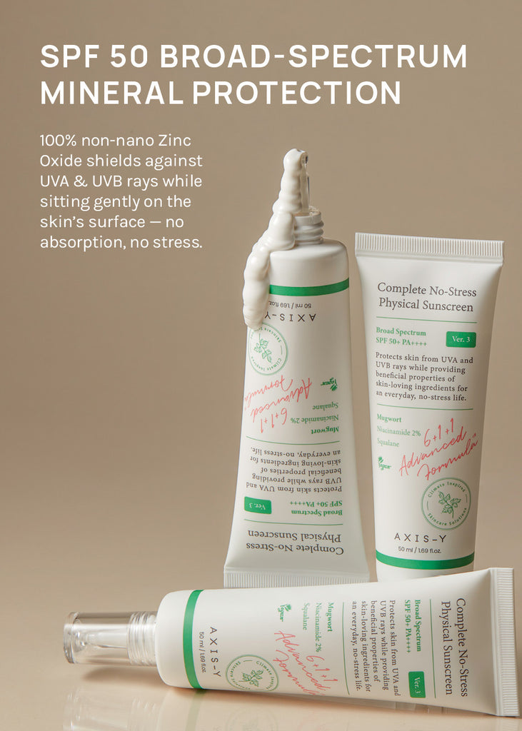 AXIS-Y Complete No-Stress Physical Sunscreen 50ml Seoul Scandal - Shop Miss A