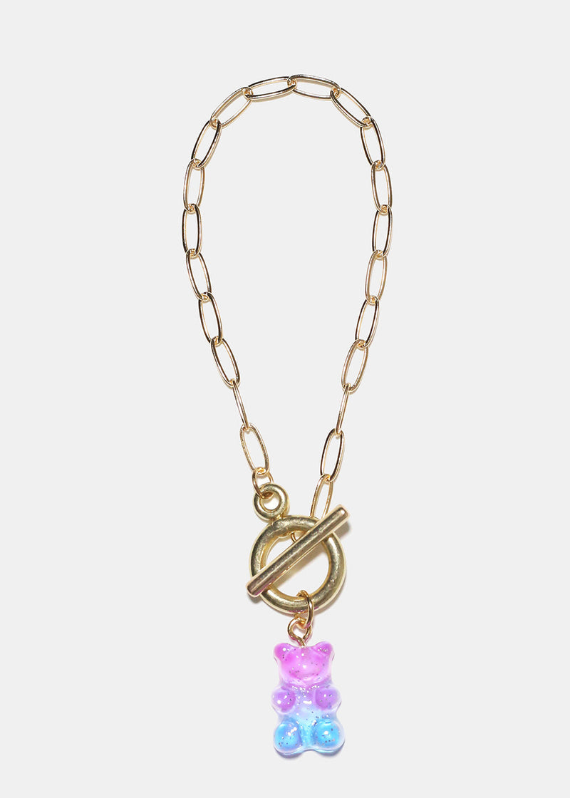 Gummy Bear Chain Link Bracelet Multi JEWELRY - Shop Miss A