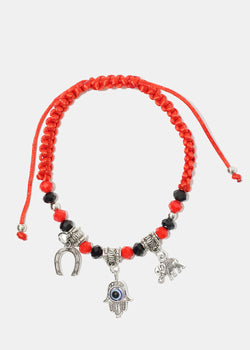 Red Evil Eye Handmade Bracelet  JEWELRY - Shop Miss A