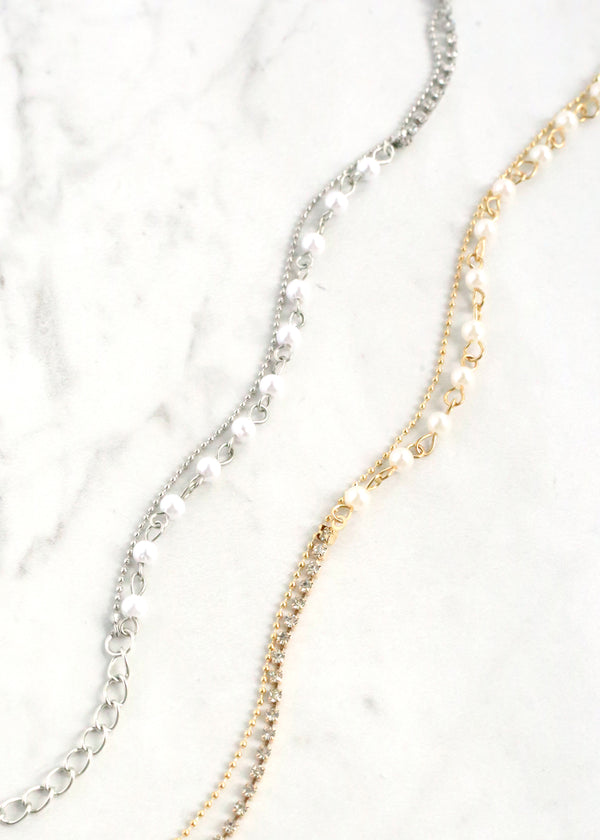 Pearl Chain Anklet  JEWELRY - Shop Miss A