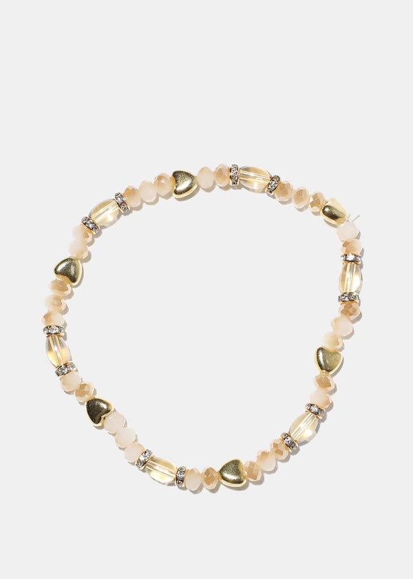 Summer Beaded Anklet Gold JEWELRY - Shop Miss A