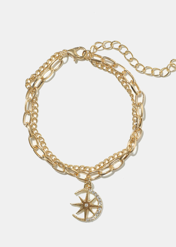 Star Chain Bracelet Gold JEWELRY - Shop Miss A