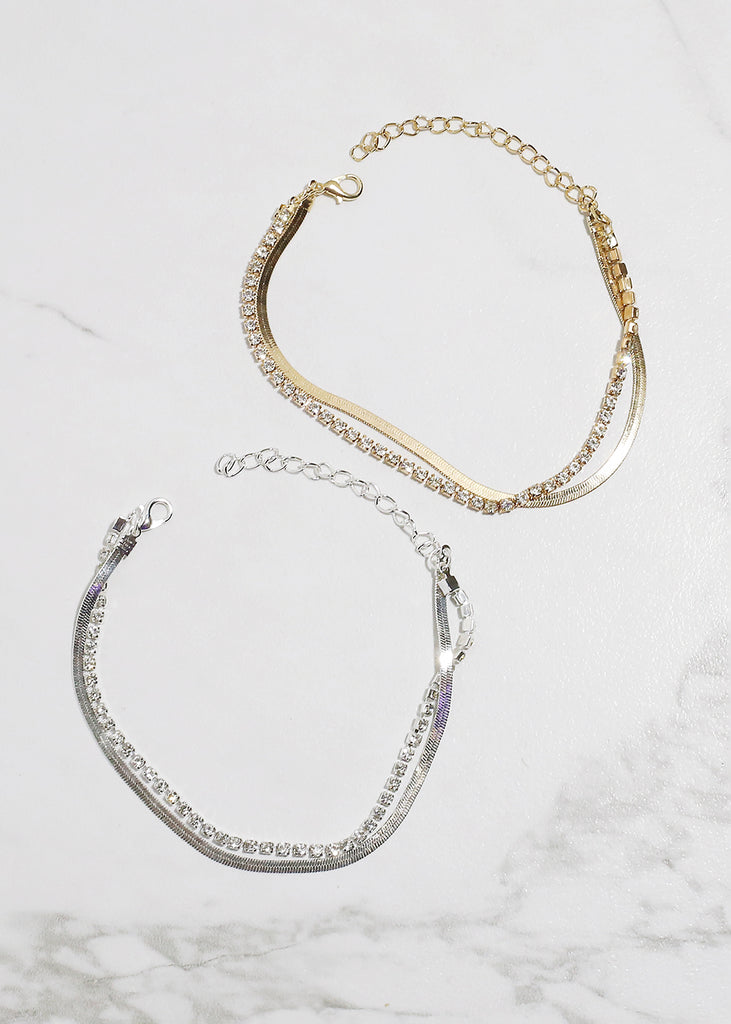 Double Layered Anklet  JEWELRY - Shop Miss A