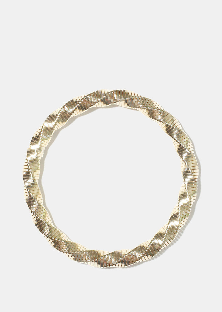 Modern Twisted Bracelets Gold JEWELRY - Shop Miss A