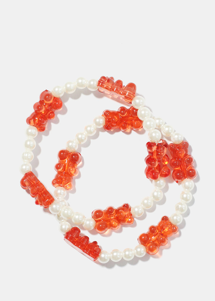 Gummy Bear Elastic Bracelet - Orange