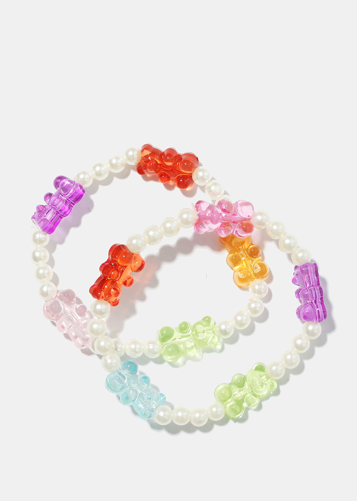 Gummy Bear Bead Bracelet Multi JEWELRY - Shop Miss A