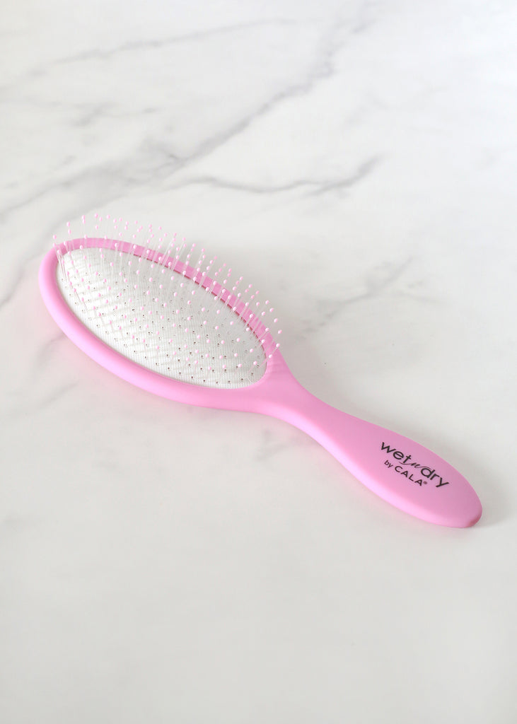 Wet-n-Dry Detangling Brush - Pink  HAIR - Shop Miss A