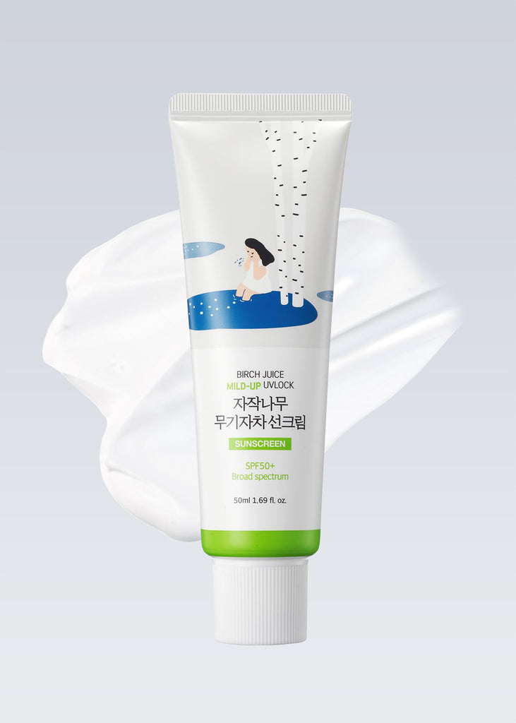 ROUND LAB Birch Juice Mild-Up UVLock Sunscreen 50ml Seoul Scandal - Shop Miss A