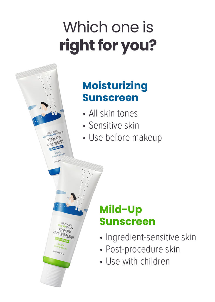 ROUND LAB Birch Juice Mild-Up UVLock Sunscreen 50ml Seoul Scandal - Shop Miss A