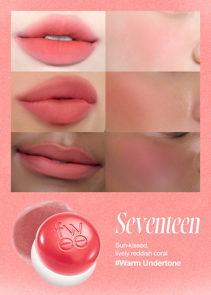 fwee Lip & Cheek Blurry Pudding Pot CR04 Seventeen Seoul Scandal - Shop Miss A