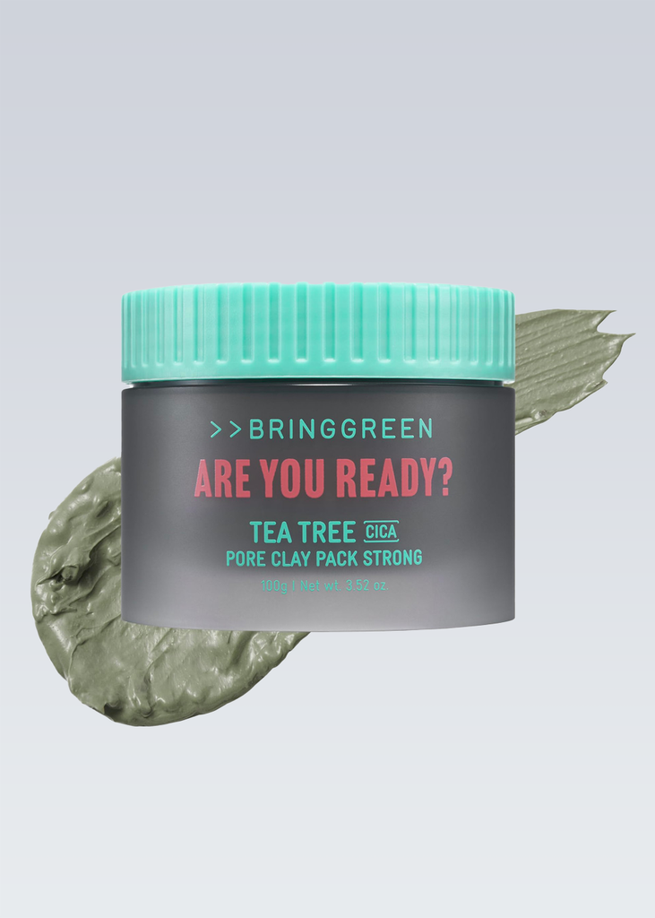 BRINGGREEN Tea Tree Cica Pore Clay Pack Strong 100g Seoul Scandal - Shop Miss A