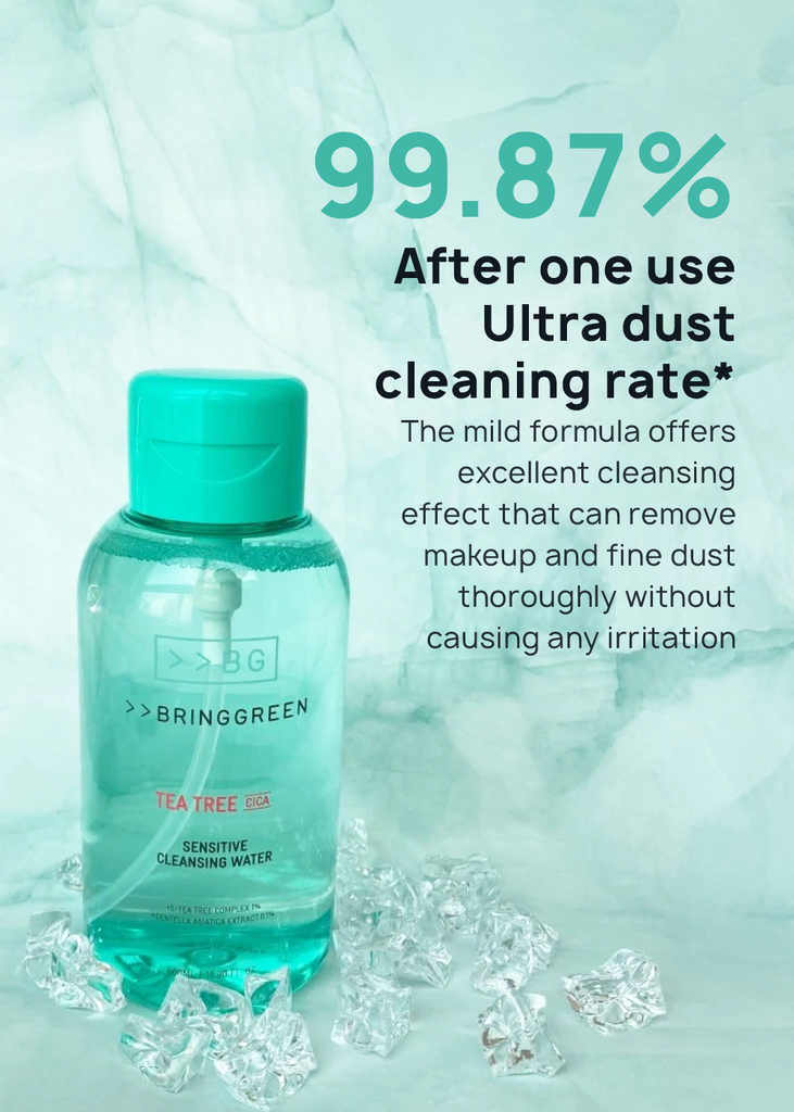 BRINGGREEN Tea Tree Cica Sensitive Cleansing Water 500ml Seoul Scandal - Shop Miss A