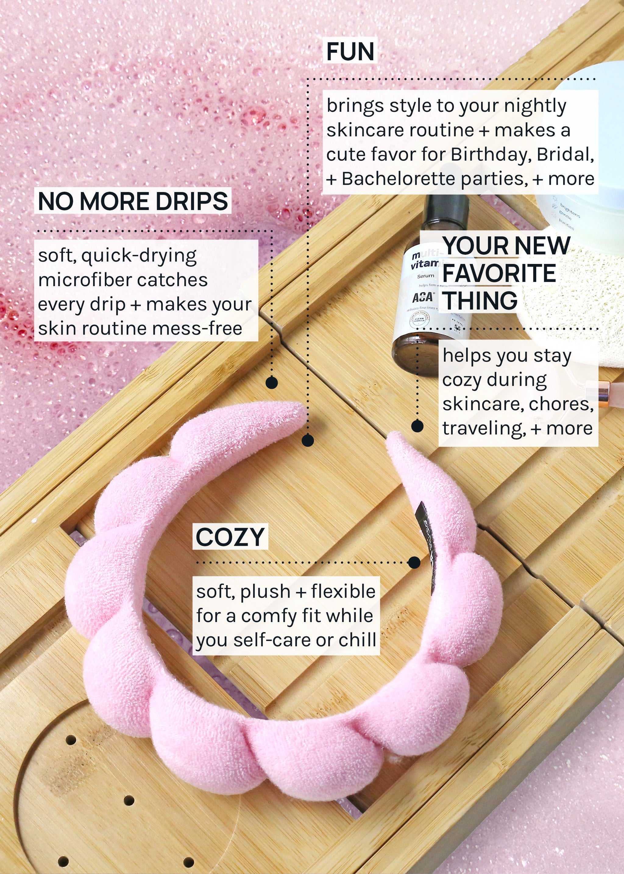 AOA Bubble Spa Headband – Shop Miss A