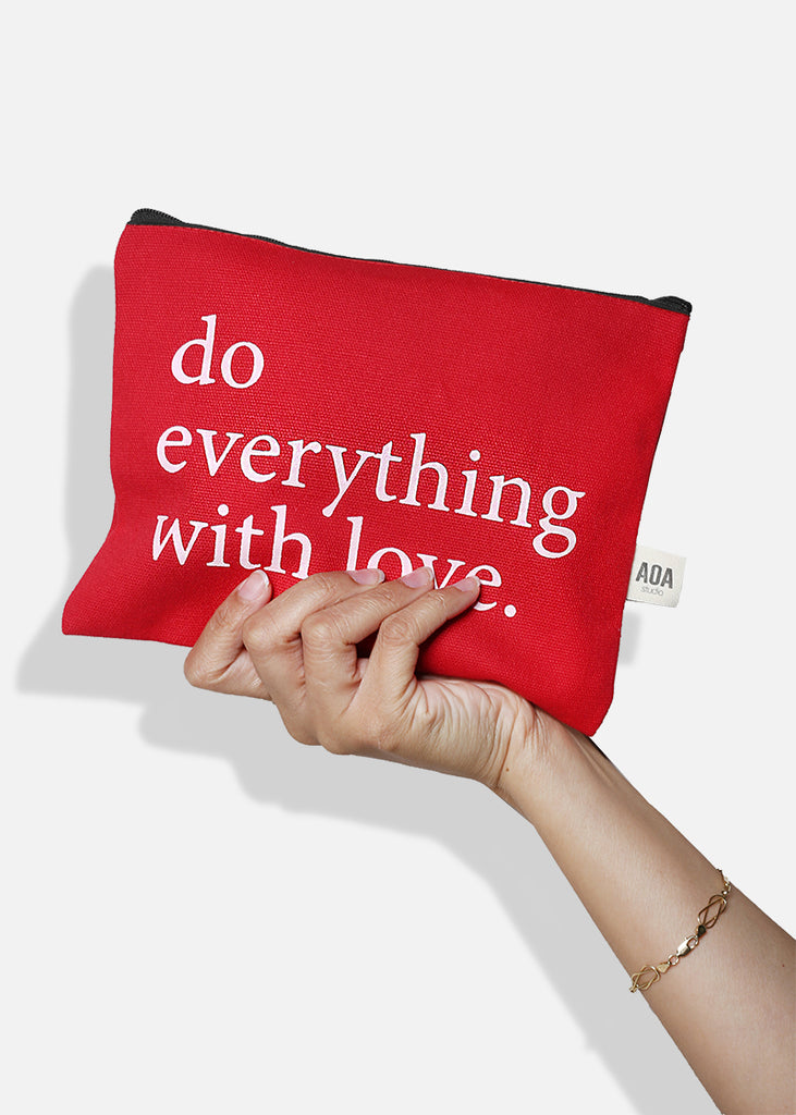 AOA Canvas Bag - Everything Love  COSMETICS - Shop Miss A