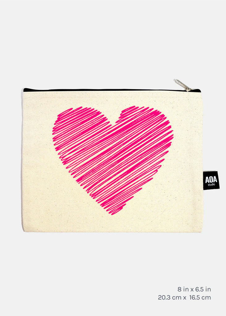 AOA Canvas Bag - Heart Sketch  ACCESSORIES - Shop Miss A