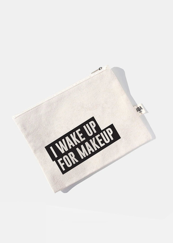 AOA Canvas Bag - I Wake Up For Makeup  COSMETICS - Shop Miss A