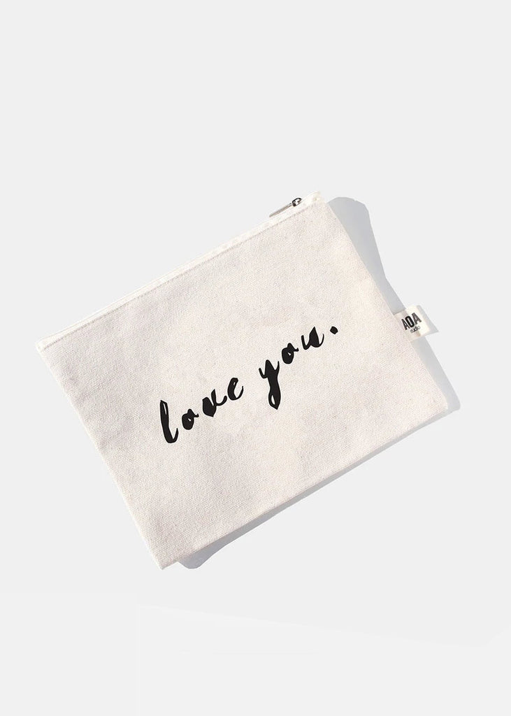 AOA Canvas Bag - Love You  COSMETICS - Shop Miss A