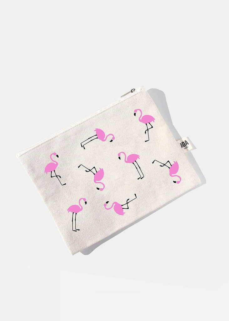 AOA Canvas Bag - Flamingos  COSMETICS - Shop Miss A