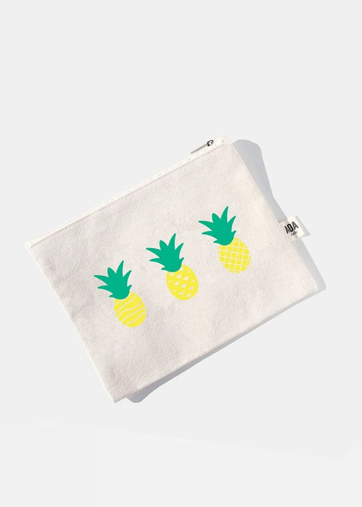 AOA Canvas Bag - Pineapples  COSMETICS - Shop Miss A