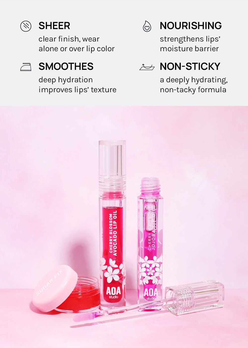 AOA Cherry Blossom Lip Oils – Shop Miss A