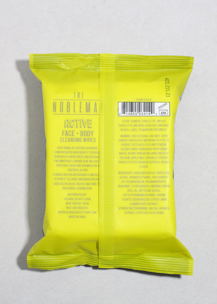 The Nobleman Active Face + Body Cleansing Wipes COSMETICS - Shop Miss A
