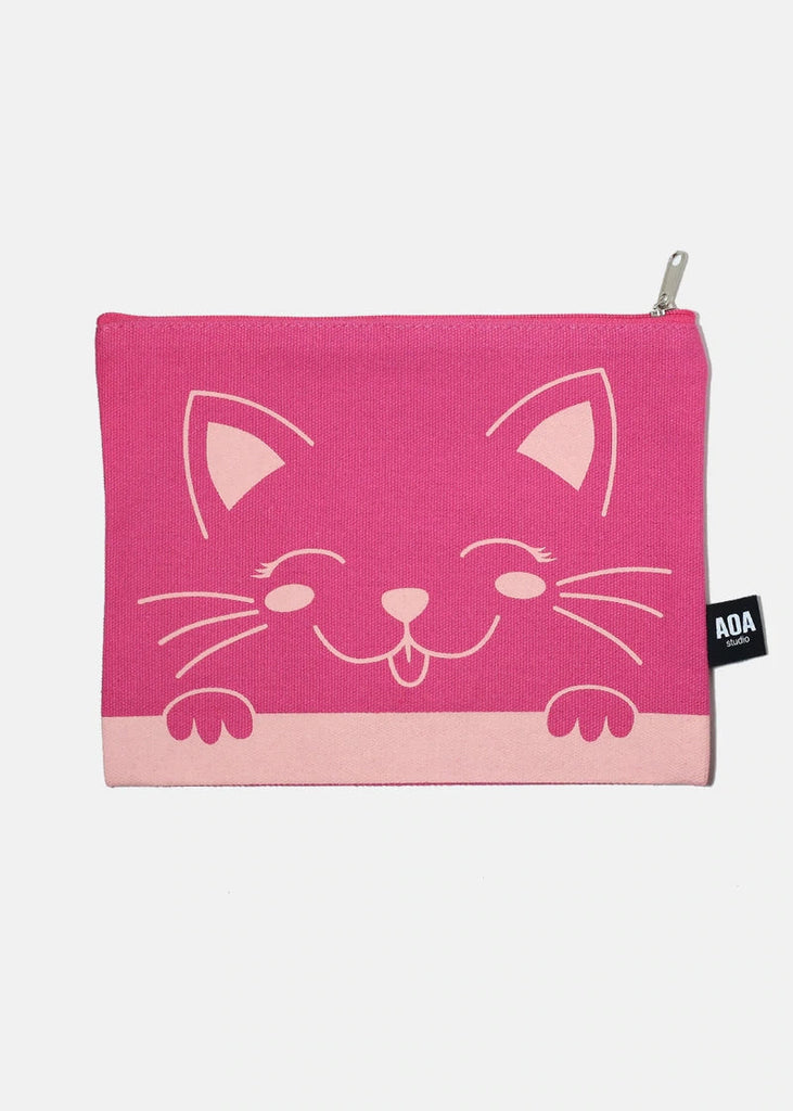 Paw Paw: Cute Cat Canvas Bag  COSMETICS - Shop Miss A