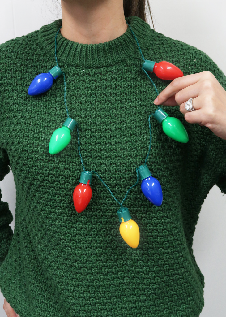 Christmas Lights Necklace  JEWELRY - Shop Miss A