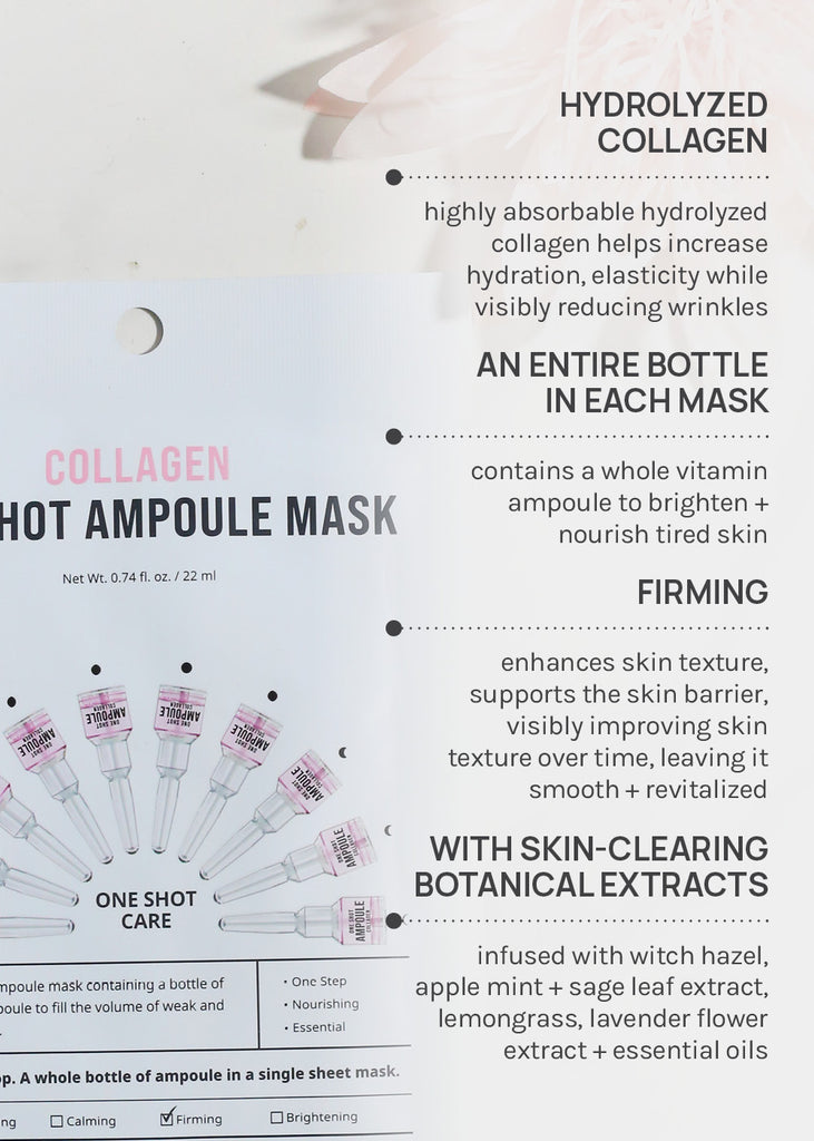 AOA Skin Collagen One Shot Ampoule Mask Skincare - Shop Miss A