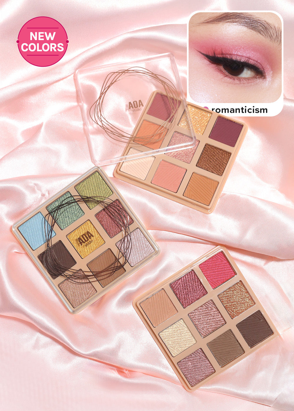 AOA Colorful Canvas 9 Color Eyeshadow Palette – Shop Miss A