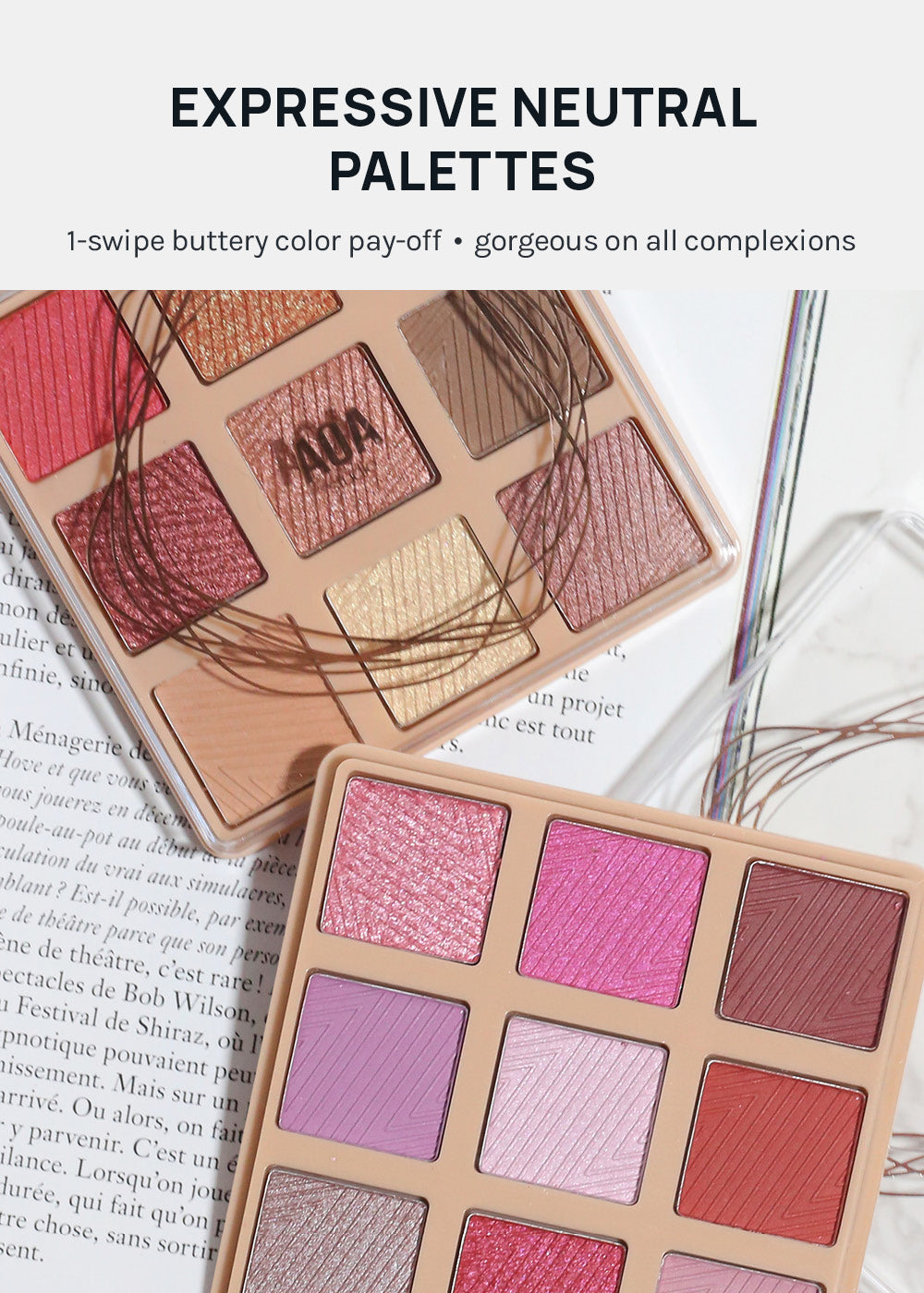 AOA Colorful Canvas 9 Color Eyeshadow Palette – Shop Miss A