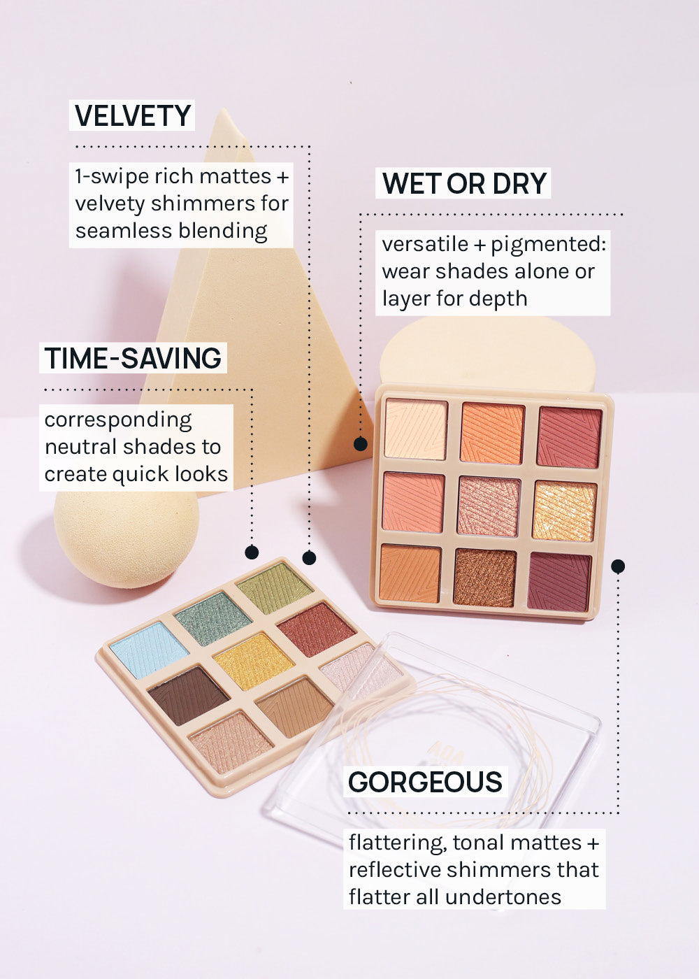 AOA Colorful Canvas 9 Color Eyeshadow Palette – Shop Miss A