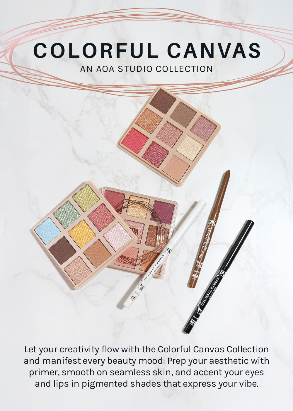 AOA Colorful Canvas 9 Color Eyeshadow Palette – Shop Miss A