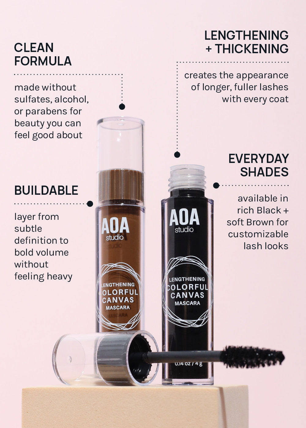 AOA Colorful Canvas Lengthening Mascara – Shop Miss A
