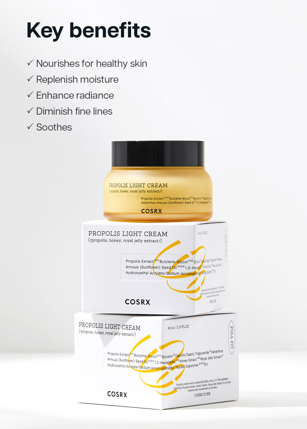 COSRX Full Fit Propolis Light Cream 65ml – Shop Miss A