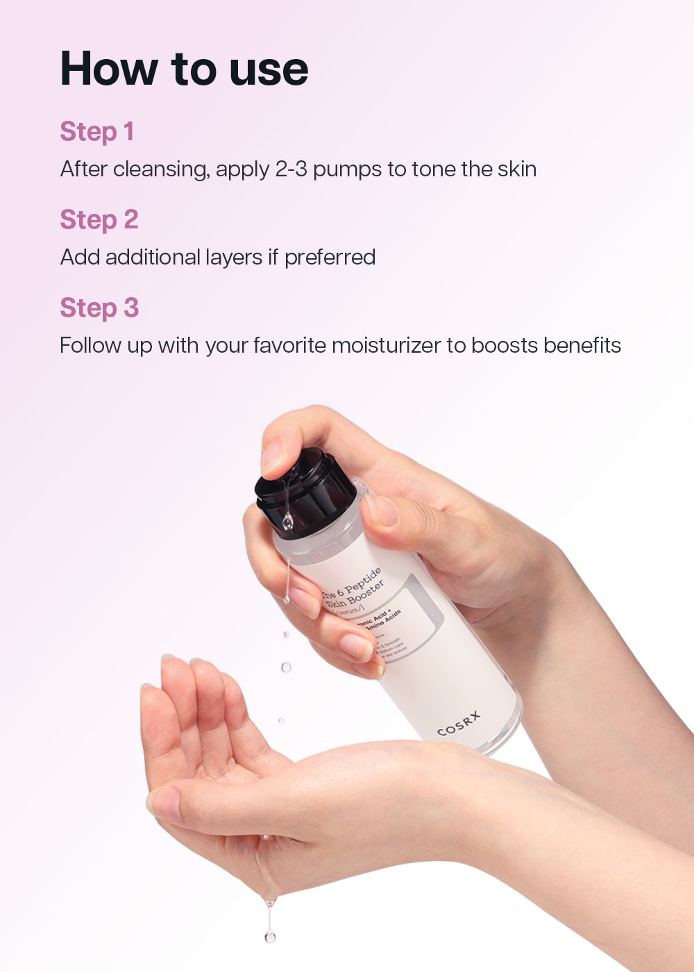 COSRX The 6 Peptide Skin Booster Serum 150ml – Shop Miss A