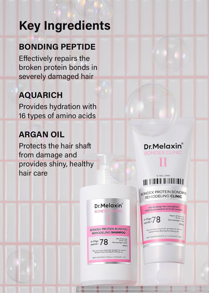 Dr. Melaxin Bondex Protein Bonding Remodeling Shampoo 400ml Seoul Scandal - Shop Miss A