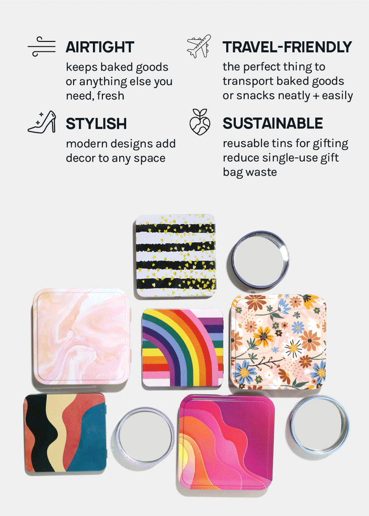 Decorative Tin Boxes Medium Square  LIFE - Shop Miss A