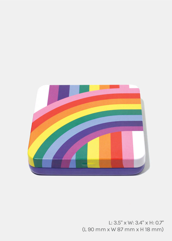 Decorative Tin Boxes Medium Square Rainbow LIFE - Shop Miss A