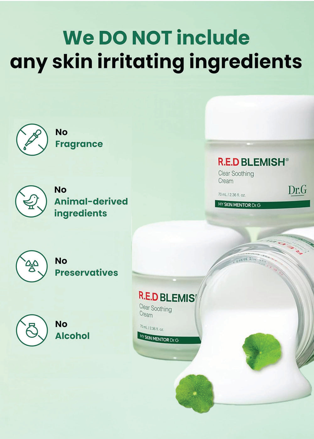 Dr.G R.E.D Blemish Clear Soothing Cream 70ml – Shop Miss A