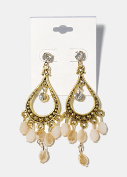 Elegant Teardrop Earrings Gold JEWELRY - Shop Miss A