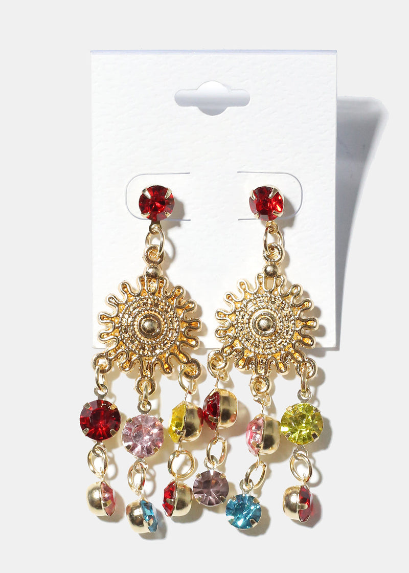Intricate Dangling Earrings Multi JEWELRY - Shop Miss A