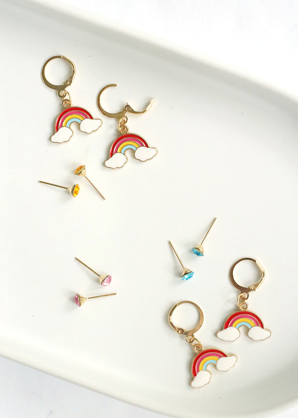 Rainbow Dangle Earrings  JEWELRY - Shop Miss A