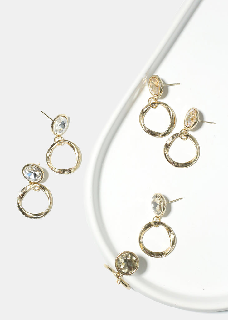 Circle Dangle Earrings  JEWELRY - Shop Miss A