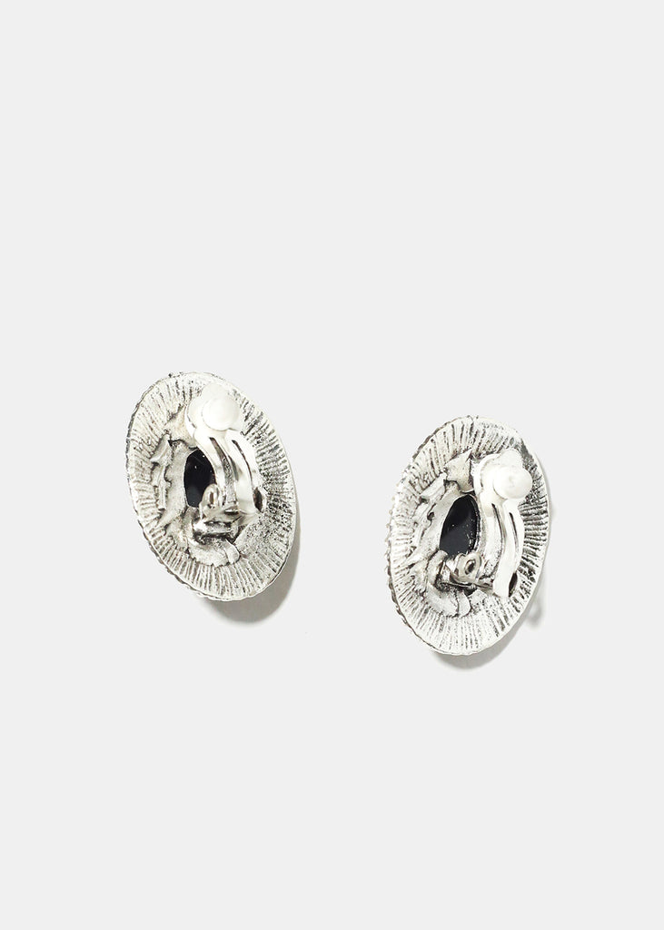 Marble Oval Clip On Earrings  JEWELRY - Shop Miss A